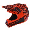 CAPACETE TROY LEE DESIGNS 2020 SE4 POLYACRYLITE FACTORY - LARANJA